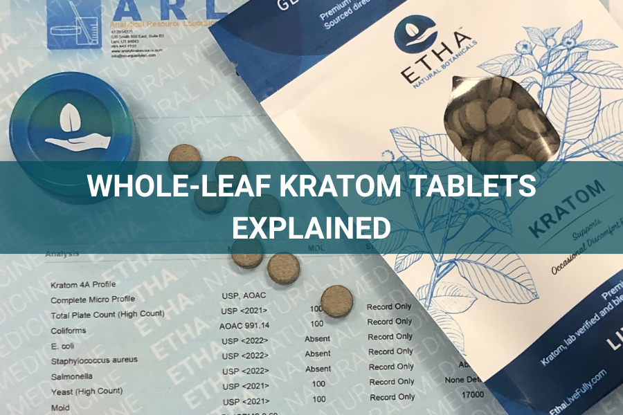 Whole-Leaf Kratom Tablets Explained
