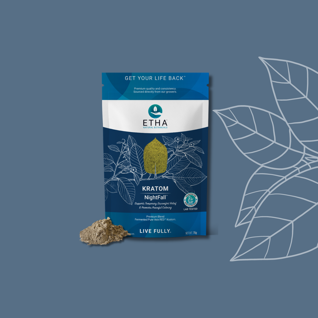 NightFall™ Kratom - Calm & Rest - ETHA Natural Botanicals
