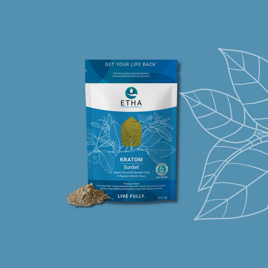 SunSet™ Kratom - Relief & Relaxation - ETHA Natural Botanicals