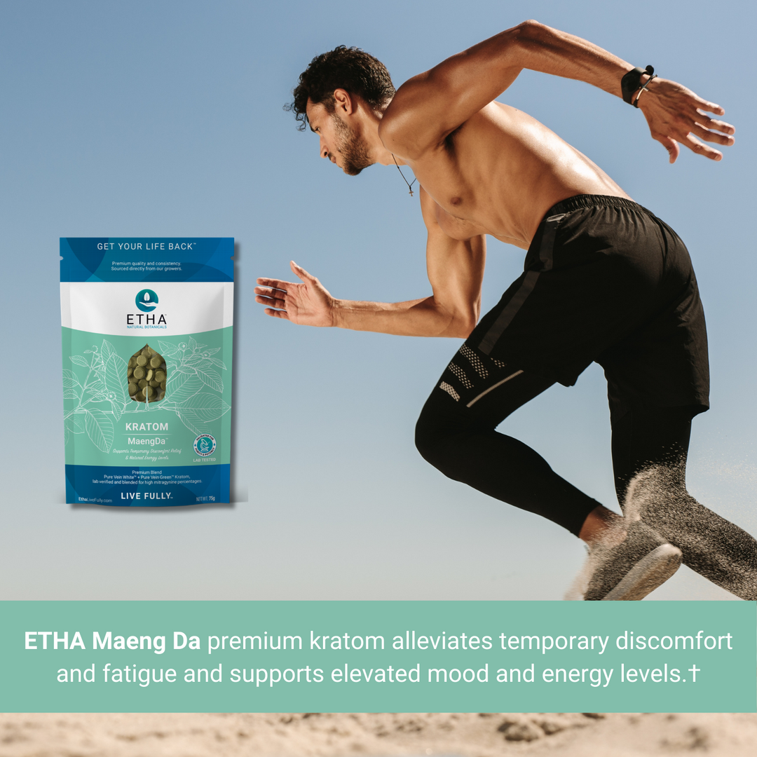 Maeng Da™ Kratom Tablets - Mood & Energy - ETHA Natural Botanicals