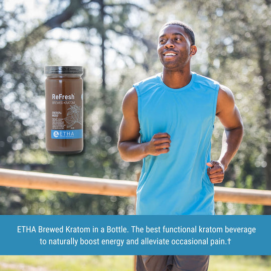 ReFresh Brewed Kratom - ENERGY & PAIN (6 Pack) - ETHA Natural Botanicals