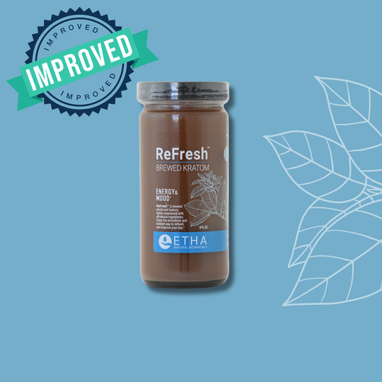 ReFresh Brewed Kratom - ENERGY & MOOD (6 Pack) - ETHA Natural Botanicals