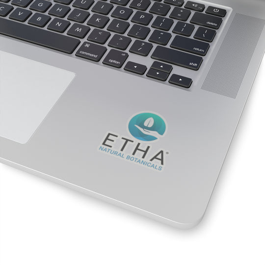 ETHA Natural Botanicals Logo - Kiss-Cut Stickers