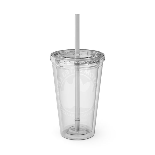 Kratom Saves Lives - Kratom Drink Tumbler with Straw, 16oz