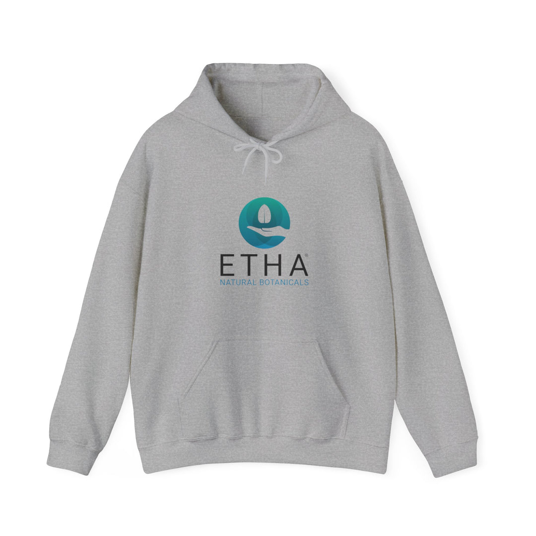 ETHA Natural Botanicals Logo - Unisex Heavy Blend™ Hooded Sweatshirt