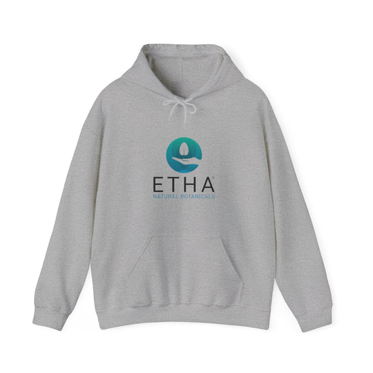 ETHA Natural Botanicals Logo - Unisex Heavy Blend™ Hooded Sweatshirt