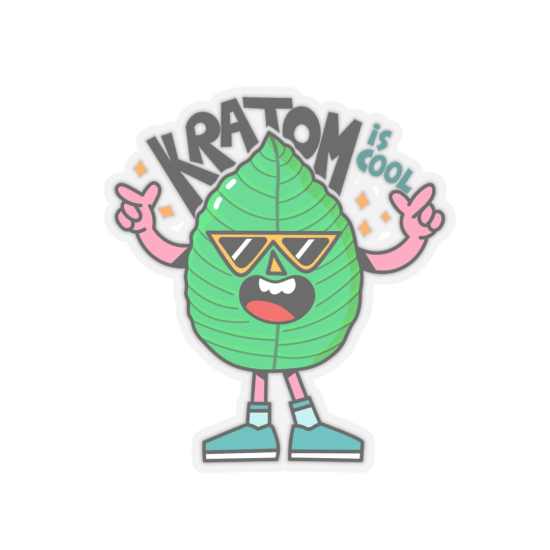 Kratom is Cool - Kiss-Cut Stickers