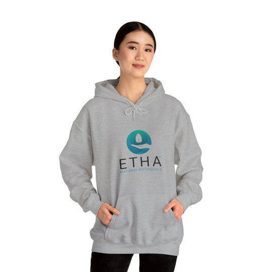 ETHA Natural Botanicals Logo - Unisex Heavy Blend™ Hooded Sweatshirt