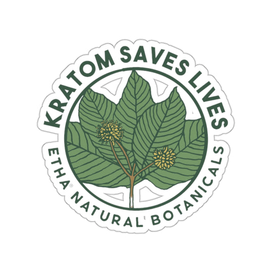 Kratom Saves Lives - Support Kratom Sticker