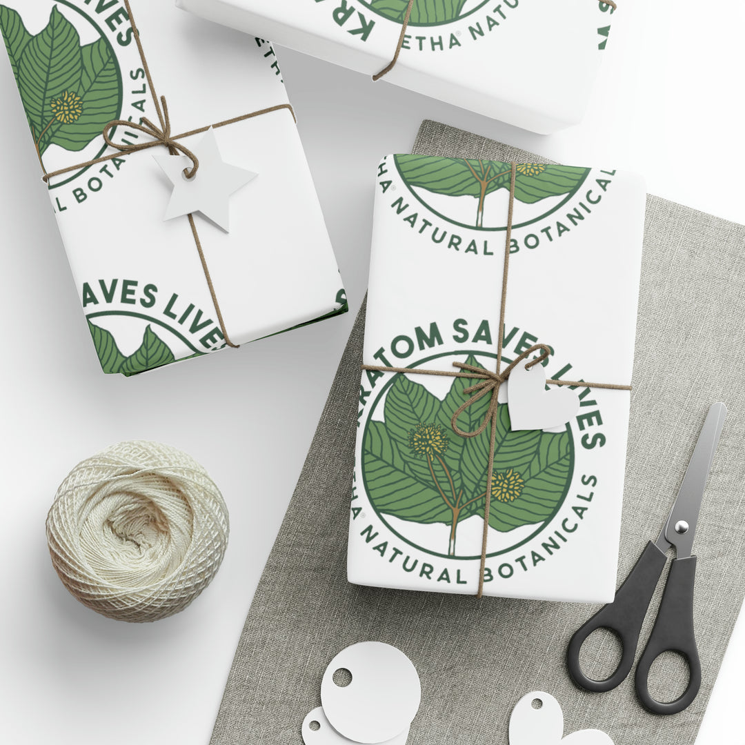 Kratom Saves Lives - Wrapping Paper