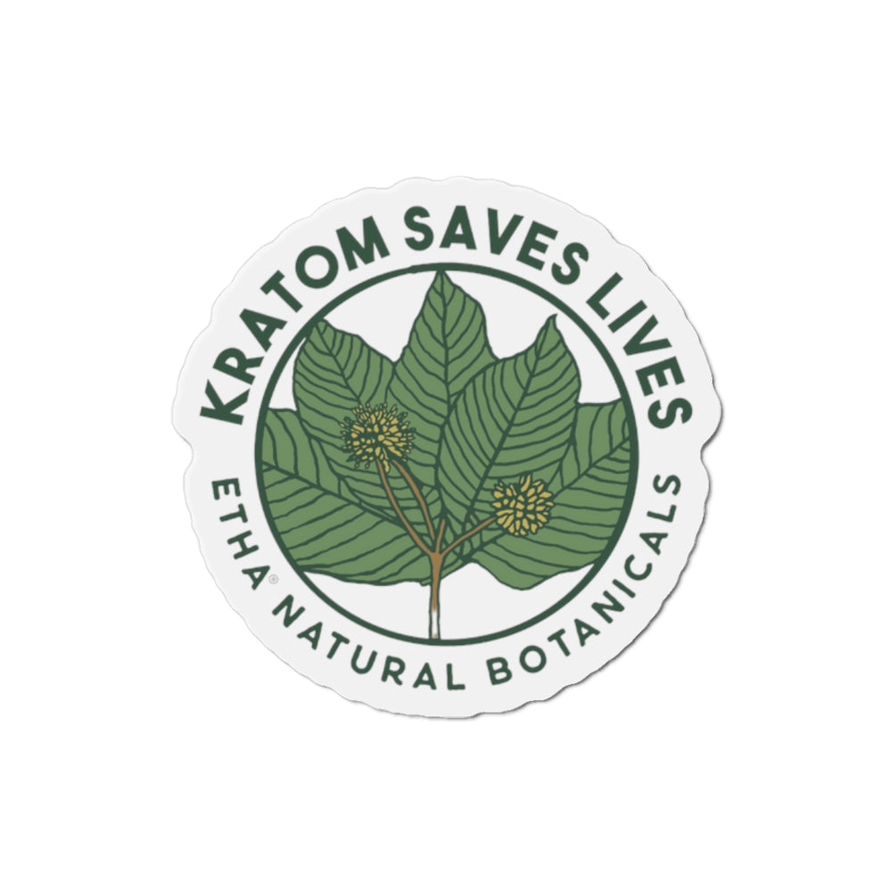 Kratom Saves Lives - Die-Cut Magnets