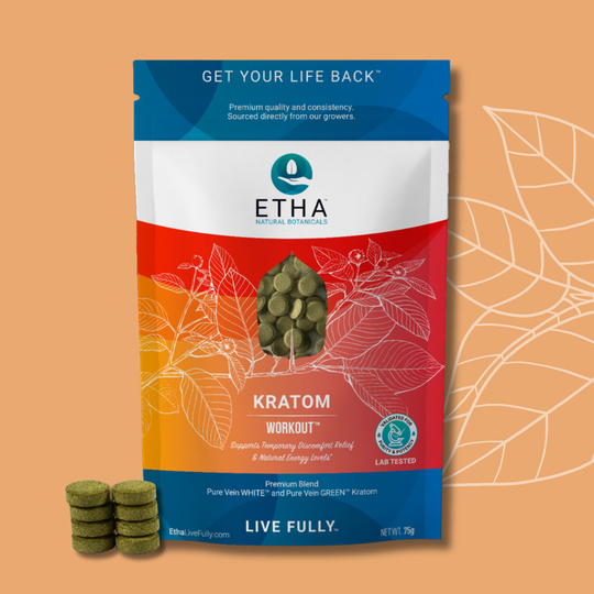 WorkOut™ Kratom Tablets - Energy & Focus
