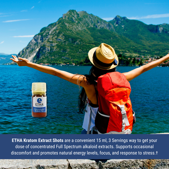 ETHA's Liquid Kratom Extract Shot - 15ml - ETHA Natural Botanicals