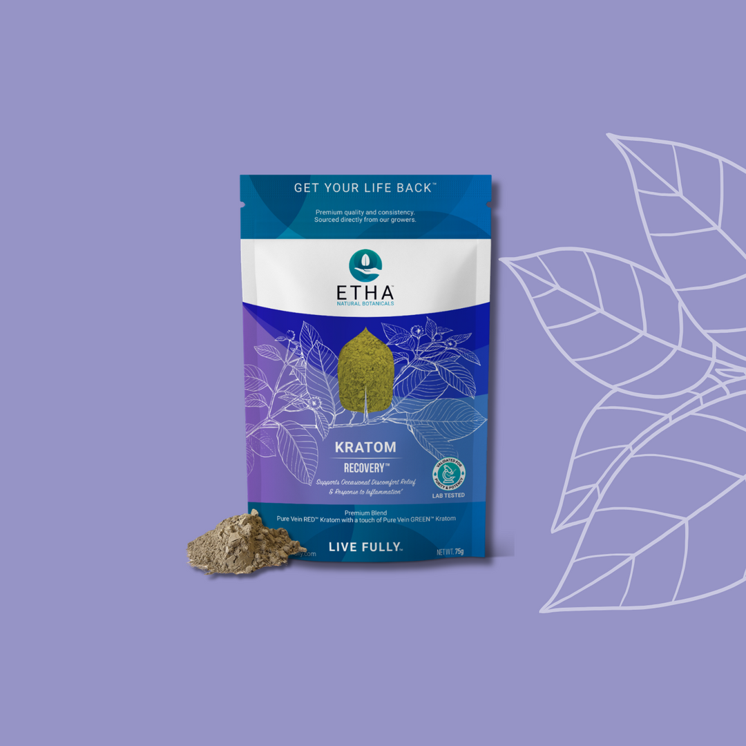 Recovery™ Kratom - Inflammation & Tension - ETHA Natural Botanicals