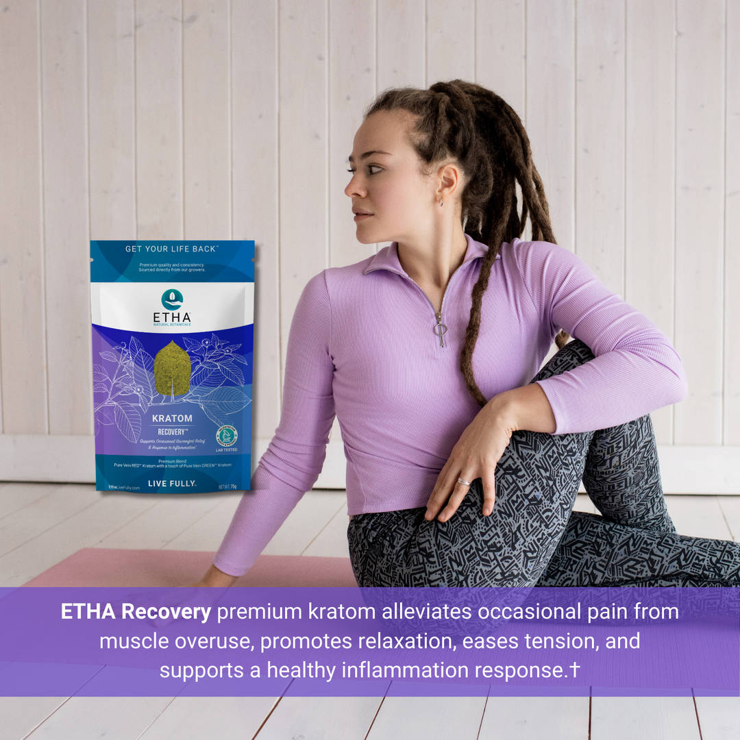 Recovery™ Kratom Powder - Inflammation & Tension - ETHA Natural Botanicals