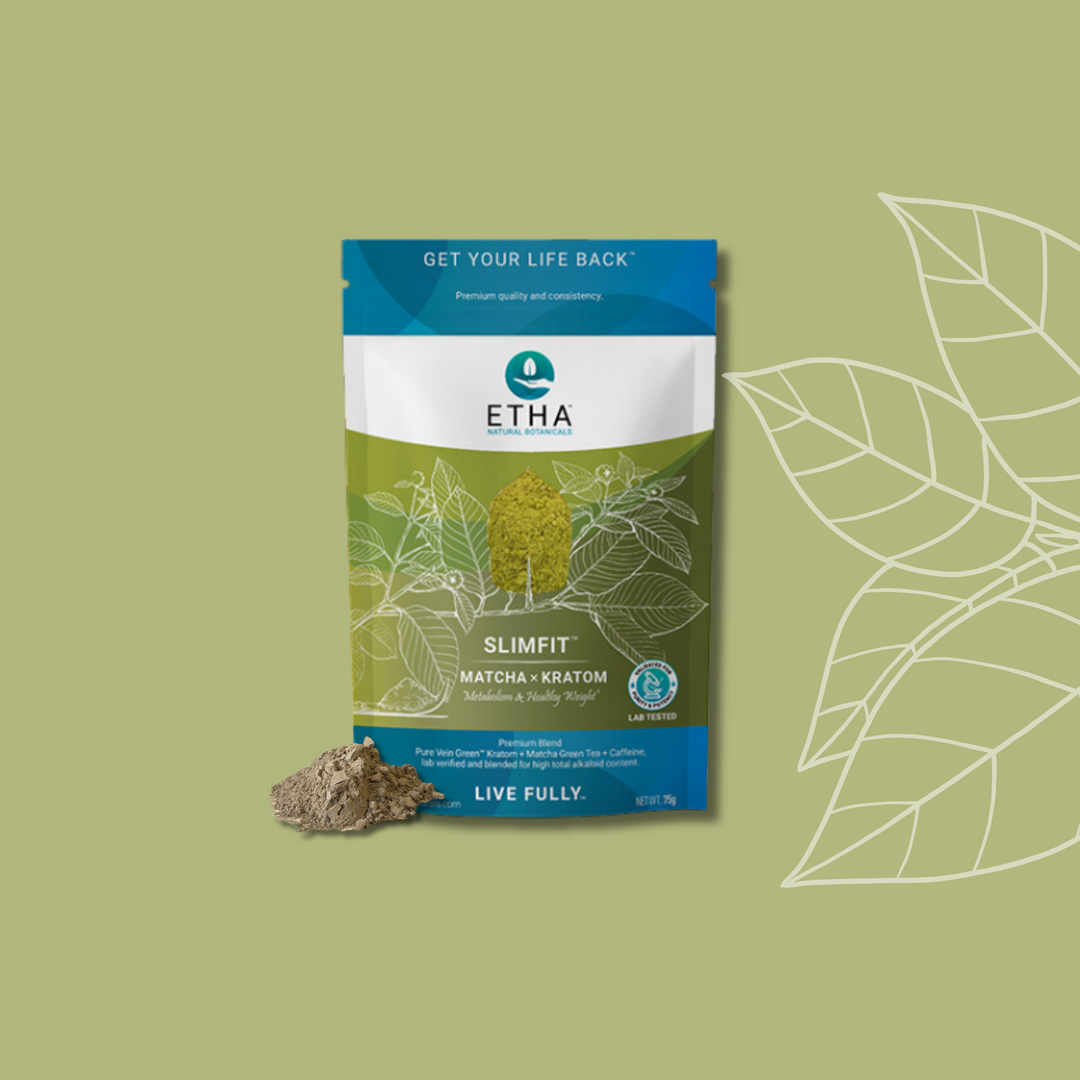 SlimFit™ Kratom Powder - Metabolism & Healthy Weight - ETHA Natural Botanicals
