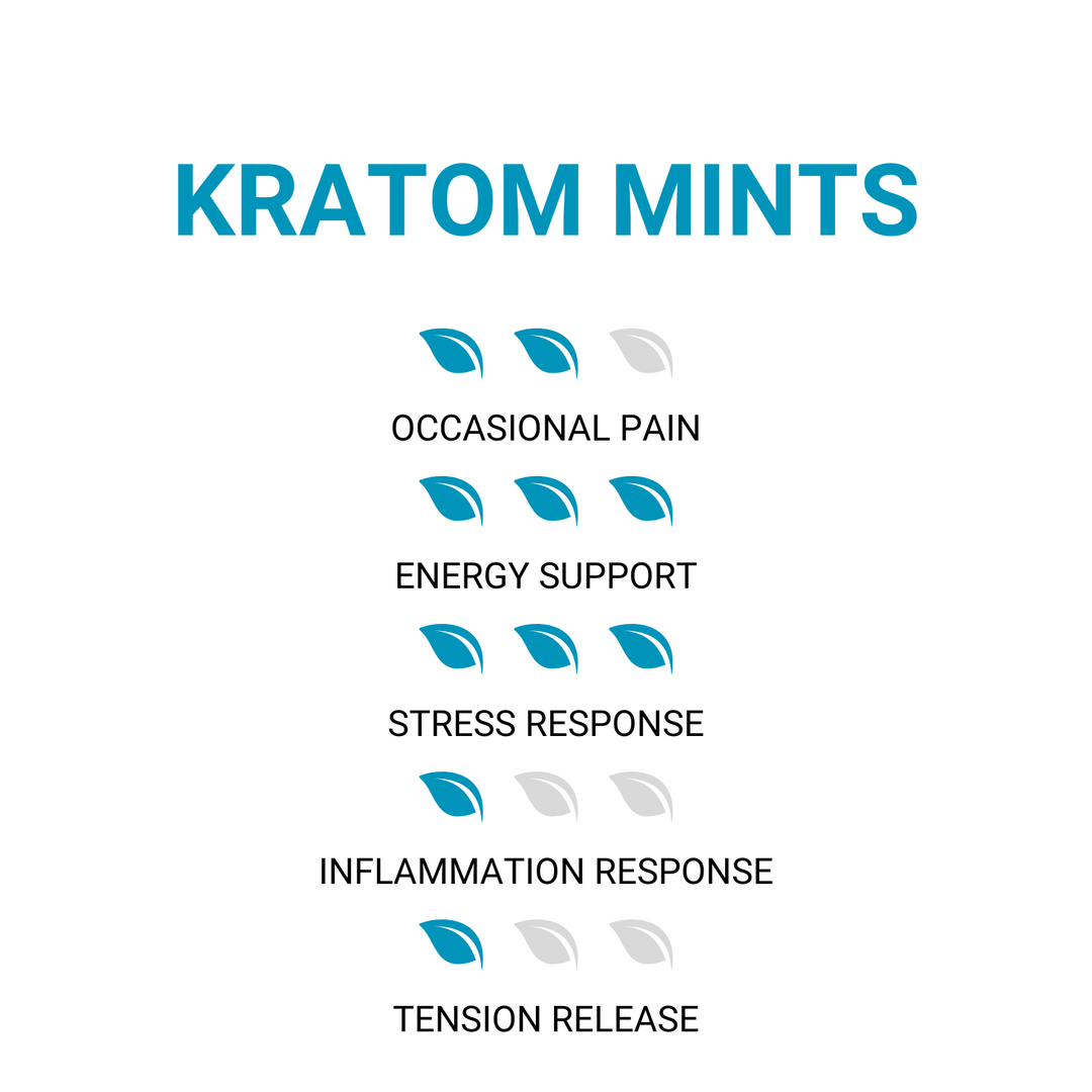 Kratom Extract Mint Tablets - ETHA Natural Botanicals