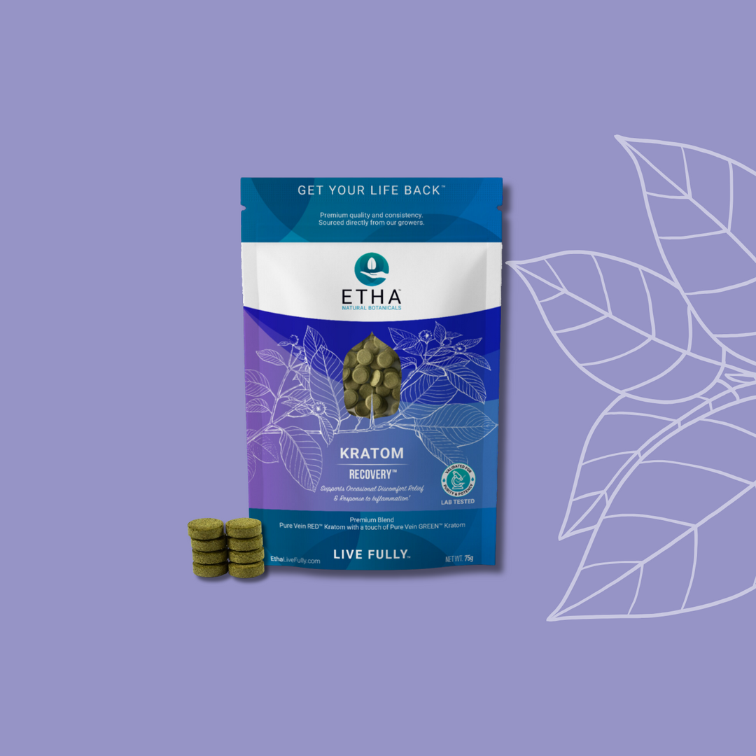 Recovery™ Kratom - Inflammation & Tension - ETHA Natural Botanicals