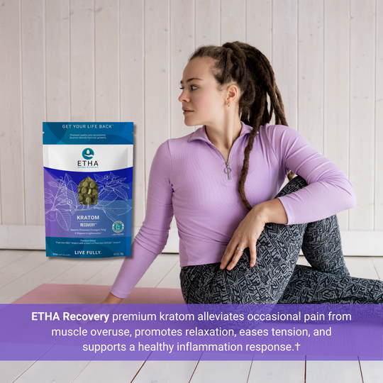 Recovery™ Kratom Tablets - Inflammation & Tension - ETHA Natural Botanicals