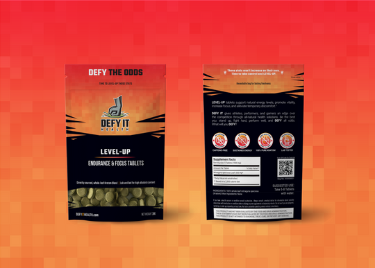 LEVEL-UP by Defy It Health - Endurance & Focus - ETHA Natural Botanicals