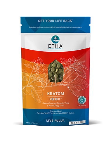 ETHA WorkOut Kratom - Energy & Focus - ETHA Natural Botanicals